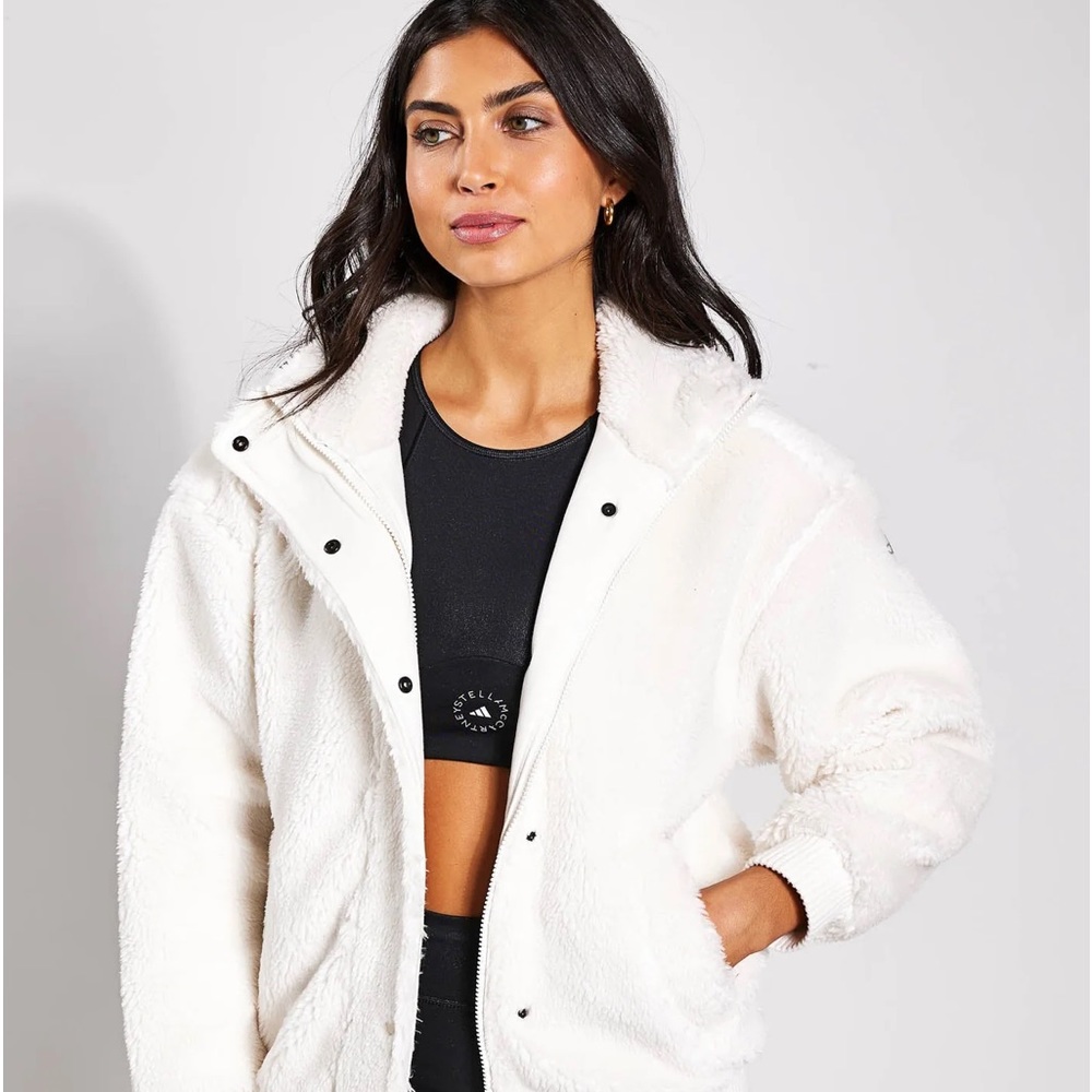 Alo Sherpa Varsity Jacket-Ivory